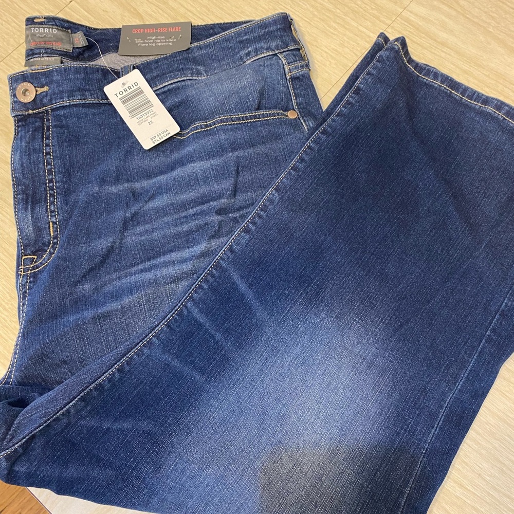 Torrid crop jeans